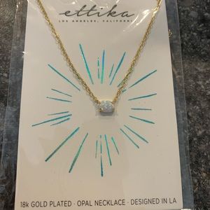 Ettika 18k opal necklace brand new